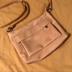 Dusty Pink Cross Body Purse (Vegan Leather)